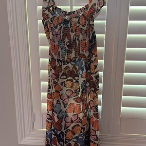 Show Me Your MuMu Multicolor Butterfly Maxi Dress